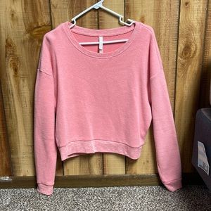 Pink Cropped Sweater